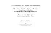 Green care in Agriculture: Health effects, Economics and ... · independently. Almost all of the questionnaires report that the nature of work on farms is especially suited for achieving