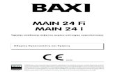 MAIN 24 Fi MAIN 24 i - 24Fi.pdf · PDF filemain 24 fi main 24 i Η baxi s.p.a., µια απ τις µεγαλύτερες Ευρωπαϊκές επιειρήσεις στην κατασκευή