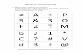 PRANCHAS PARA DIAGN£â€œSTICO DE LEITURA Diferenciar letras ... 2. Conhecer o alfabeto e os diferentes