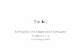 Diodesneff.site/courses/nwes/nwes_3/1.1_script.pdf · holes –No free charges in depletion zone –Depletion zone is insulating 9/26/2018 Module 3.1.1 –Diodes 8 P-type semi-conductor