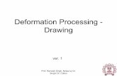 Deformation Processing - Drawingramesh/courses/ME649/drawing.pdf · in area per pass for a wire drawing operation for a material with a true-stress strain curve of σ=Kεn Total work