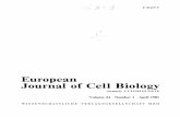 European Journal of Cell Biology - COnnecting …rat liver peroxisomes induced by the hypolipidemic and car cinogenic agent Clofibrate 62 Franke, W. W., see Spring, H. 298 Gautier,