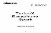 Turbo-X Easyphone Spark3 1 Επισκόπηση 1.1 Εισαγωγή Σας ευχαριστούμε πολύ για την αγορά του κινητού τηλεφώνου Turbo-x