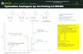 Cytarabine Analogues by Ion-Pairing LC-MS/MS Cytarabine Analogues by Ion-Pairing LC-MS/MS Reproduced