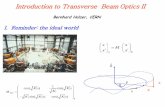 Introduction to Transverse Beam Optics II · Problem: chromaticity is generated by the lattice itself !! ξis a number indicating the size of the tune spot in the working diagram,