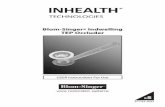 Blom-Singer Indwelling TEP Occluder37725-05D | 5 ENGLISH BLOM-SINGER® INDWELLING TEP OCCLUDER Note: Some common terms your clinician will use are located in a glossary at the end