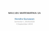 MA1101 MATEMATIKA 1A - 1.3 Teorema-Teorema Limit Menggunakan teorema-teorema limit dalam ... Hendra