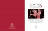 REVISTA DE LA SOCIEDAD ESPA OLA DE ESTUDIOS CLçSICOS · Estudios Clásicos (EClás), con issn 0014-1453, es una revista de periodicidad semestral que fue fundada en 1950 y es el