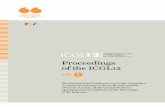 Proceedings of the icgL12 - Centrum Modernes Griechenland · 2017-10-18 · Σούλα Παυλίδου, Μίλτος Πεχλιβάνος, Άρτεμις Αλεξιάδου, Γιάννης