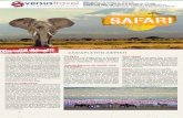 ΣαφAρι Στην αφρικH - Versus Travel · κά, μεταξύ των οποίων ο υπό εξαφάνιση μαύρος ρινόκερος, καθώς και μια μεγάλη