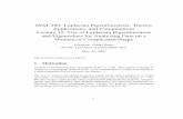 MAT 280: Laplacian Eigenfunctions: Theory, Applications ...saito/courses/LapEig/lecpdf/lecture15.pdfInstead of computing the eigenfunctions of L on a general domain, we look at certain