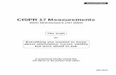 CISPR 17 Measurements - ... 690-264A SCHAFFNER CISPR 17 Measurements 50W / 50 W versus 0.1 W / 100 W