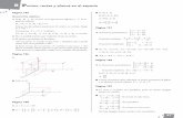 5 Puntos, rectas y planos en el · PDF file 41 Página 145 Geometría elíptica a) Sean R 1 y R 2 “rectas” en la geometría elíptica, y S la su- perficie esférica. R 1 = π 1