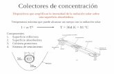 Colectores de concentración termica3.pdf · Características del campo de heliostatos 1. 8 terrazas 2. 63 heliostatos de 45 m2 cada uno (7.5 x 6 m) 3. 180 espejos por heliostatos