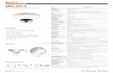 SNV-6013 - Hanwha Techwin America · SNV-6013 *The latest product information / speci˚cation can be found at . Created Date: 7/22/2016 11:25:35 AM ...
