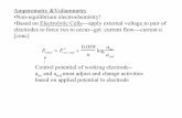 Amperometry &Voltammetry ¢â‚¬¢Non-equilibrium electrochemistry! chem241/ ¢  Amperometry &Voltammetry ¢â‚¬¢Non-equilibrium