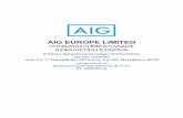 AIG EUROPE LIMITED · 2019-12-23 · aig europe limited Ετήσιες Χρηματοοικονομικές Καταστάσεις για την περίοδο από ητην 1 η∆εκεμβρίου