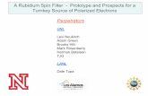 A Rb Spin Filter - Thomas Jefferson National Accelerator ... · A Rubidium Spin Filter - Prototype and Prospects for a Turnkey Source of Polarized Electrons. Perpetrators. UNL. Levi