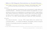 E ects of 3D Magnetic Perturbations on Toroidal PlasmasE ects of 3D Magnetic Perturbations on Toroidal Plasmas J.D. Callen, University of Wisconsin, Madison, WI 53706-1609 USA OV/4-3,