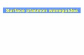 Surface plasmon waveguides - Hanyangoptics.hanyang.ac.kr/~shsong/10-SPP waveguides.pdfSurface-plasmon-polariton waveguides. Dispersion relation of surface plasmon polaritons excited