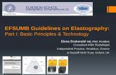 EFSUMB Guidelines on Elastography · 2018-02-28 · •At interfaces or tissue layers there are other types of waves (Rayleigh, Lamb, Love waves), artefacts but correction methods