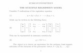 (3) (1) Consider T y T 2 1 · PDF file EC3062 ECONOMETRICS THE MULTIPLE REGRESSION MODEL Consider T realisations of the regression equation (1) y = β 0 + β 1 x 1 + ··· + β k