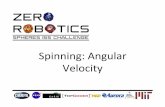 Spinning:’Angular’ Velocity’static.zerorobotics.mit.edu/.../AngularVelocity.pdfAngular’Velocity’ • Angular’velocity’is’in’terms’of’angulardisplacement (θ).