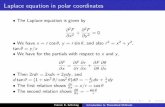 Laplace equation in polar coordinates - UCF Physicsschellin/teaching/phz3113_2011/... · 2011-02-07 · Laplace equation in polar coordinates, continued So nally we get for @F @x,