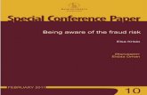 Elsa Kristo Discussion · 2019-09-12 · Elsa Kristo Raiffeisen Bank ABSTRACT Fraud is a concept that is generally understood, but whose characteristics are often not recognized until
