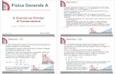 Esercizio 1 Fisica Generale Acampus.unibo.it/.../7/AE08-PrincipiDiConservazione-4x1.pdf · 2015-05-29 · =17.6s−1 13 Domenico Galli – Fisica Generale A – E 8. Esercizi sui
