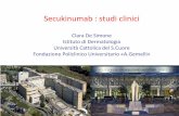 Clara De Simone Istituto di Dermatologia Università ... · farmaci antireumatici in grado di modificare il decorso della malattia (DMARD) è risultata. inadeguata • Spondilite