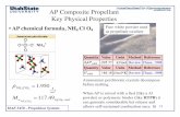 AP Composite Propellant Key Physical Properties - Webmae-nas.eng.usu.edu/MAE_5540_Web/propulsion_systems/section7/project3_propellants.pdfAP Composite Propellant Key Physical Properties