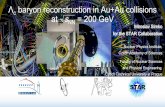 Λ baryon reconstruction in Au+Au collisions at √sNN = 200 ...December 7–11, 2015 Miroslav Simko, ZimanyiSchool of Heavy Ion Physics, Budapest 7/14 Quark Matter 2015 STAR Preliminary