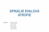 SPINÁLNÍ SVALOVÁ ATROFIE - Masaryk University · 2014-10-21 · Spinální svalová atrofie (SMA) •Skupina vrozených degenerativních neuromuskulárních chorob •Společné