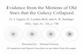 Evidence from the Motions of Old Stars that the Galaxy Collapsedgawiser/689_f09/solway... · 2009-09-27 · Evidence from the Motions of Old Stars that the Galaxy Collapsed O. J.