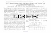 THD and Switching losses Analysis Of Multi-Level Inverter Fed 3-F Induction Motor … · 2016-09-09 · THD and Switching losses Analysis Of Multi-Level Inverter Fed 3-Φ Induction