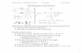 Analogous Systems - Mechanical Engineeringbryant/courses/me392q_348/Lecture...Mechatronics 1: ME 392Q-6 & 348C 31-Aug-07 M.D. Bryant Sources Effort source o Prescribes effort e = e(t),