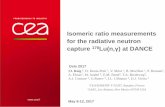 Isomeric ratio measurements for the radiative neutron ...tid.uio.no/workshop2017/talks/OsloWS17_Roig.pdf · γ-cascade simulations with EVITA Comparison between experimental and simulated