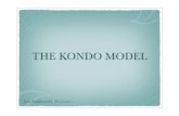 THE KONDO MODEL - uni-frankfurt.devalenti/TALKS_BACHELOR/... · 2010-12-09 · The Kondo model PMS dJ d ln D = −2ρJ 2. Summary The non-trivial physics associated with the presence