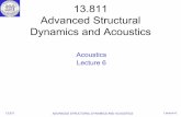 13.811 Advanced Structural Dynamics and Acoustics 13.811 ADVANCED STRUCTURAL DYNAMICS AND ACOUSTICS