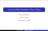 Local-to-Global Principles in Floer Theory · Local-to-Global Principles in Floer Theory Umut Varolgunes Stanford University November 14, 2019 Umut Varolgunes Relative Floer theory