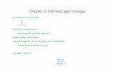 Chapter 3. Infrared spectroscopy - Concordia ¢â‚¬¢ IR spectra are often not published ¢â‚¬¢ x-y data of