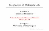 Mechanics of Materials Labcourses.washington.edu/me354/lecture/MOM_W7_Lect_09.pdfTextbook: Mechanical Behavior of Materials Sec. 6.6, 5.3, 5.4 Jiangyu Li University of Washington Mechanics