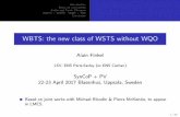 WBTS: the new class of WSTS without WQO · 2017-04-25 · Introduction Newsoncoverability ErdösandTarskiTheorem WBTS=WSTS-WQO+FAC Conclusion WBTS:thenewclassofWSTSwithoutWQO AlainFinkel