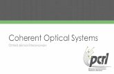 Coherent Optical Systems · PDF file Set bias voltage at minimum transmission point (V bias = -Vπ) and modulate with an input voltage swing of 2∙Vπ peak-to-peak. →In addition