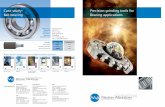 Case study: Precision grinding tools for Ball bearing ... · PDF file ensures smooth running in the bearing industry. Ball bearing Tapered roller bearing Hub unit Needle roller bearing