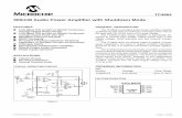 300mW Audio Power Amplifier with Shutdown Mode Sheets/Microchip PDFs... · PDF file 2010-07-19 · 300mW Audio Power Amplifier with Shutdown Mode FEATURES 1.0% (Max) THD at 1kHz at