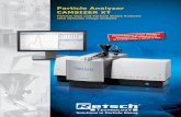 Particle Analyzer CAMSIZER XT · n Particle shape analysis (e. g. aspect ratio, symmetry or roundness for detection of agglomerates, broken particles and contaminations) n Very short