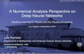 A Numerical Analysis Perspective on Deep Neural Networkshelper.ipam.ucla.edu/publications/mlpws1/mlpws1_16362.pdf · 2019-09-26 · Lars Ruthotto Numerical Analysis of DNNs @ IPAM,