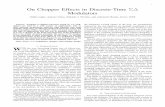 On Chopper Effects in Discrete-Time Modulatorsdigital.csic.es/bitstream/10261/60025/1/On chopper effects.pdf · On Chopper Effects in Discrete-Time Modulators Gildas Leger, Antonio